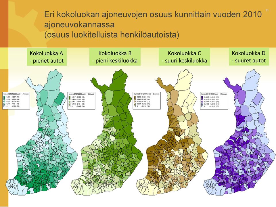 kunnat01012009uusi - Dosuus 0,229-0,287 (71) 0,204-0,229 (69) 0,19-0,204 (62) 0,166-0,19 (75) 0-0,166 (71) 0,517-0,595 (68) 0,493-0,517 (69) 0,47-0,493 (69) 0,442-0,47
