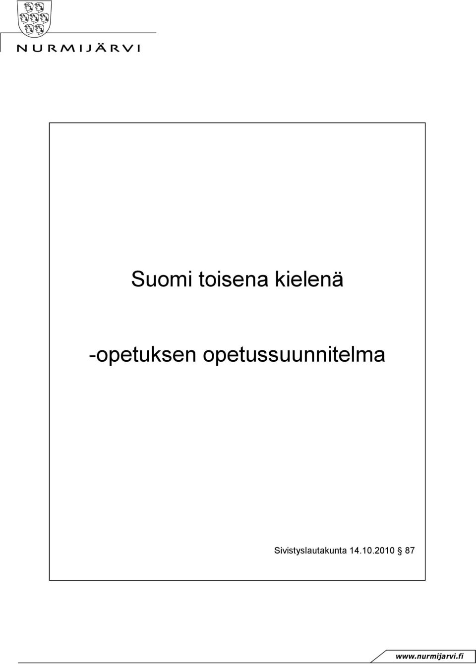 opetussuunnitelma