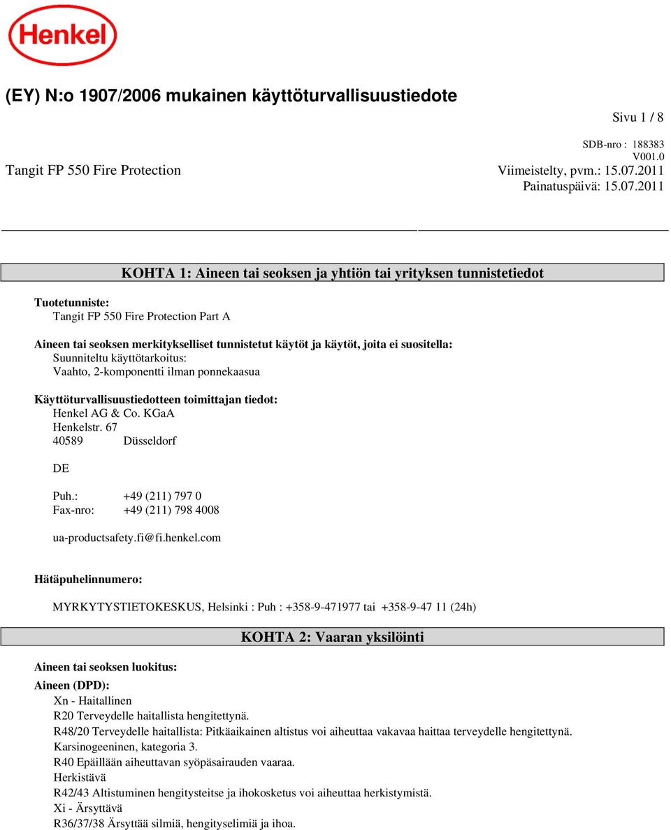 2011 Painatuspäivä: 15.07.