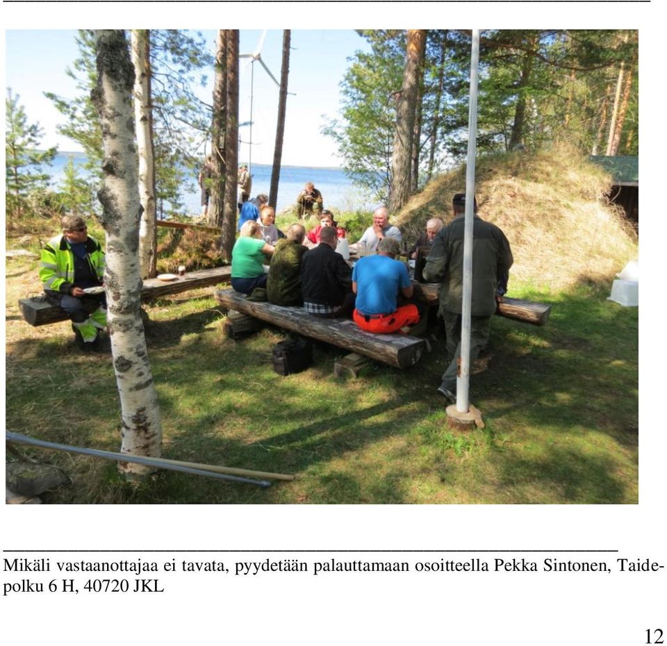 palauttamaan osoitteella