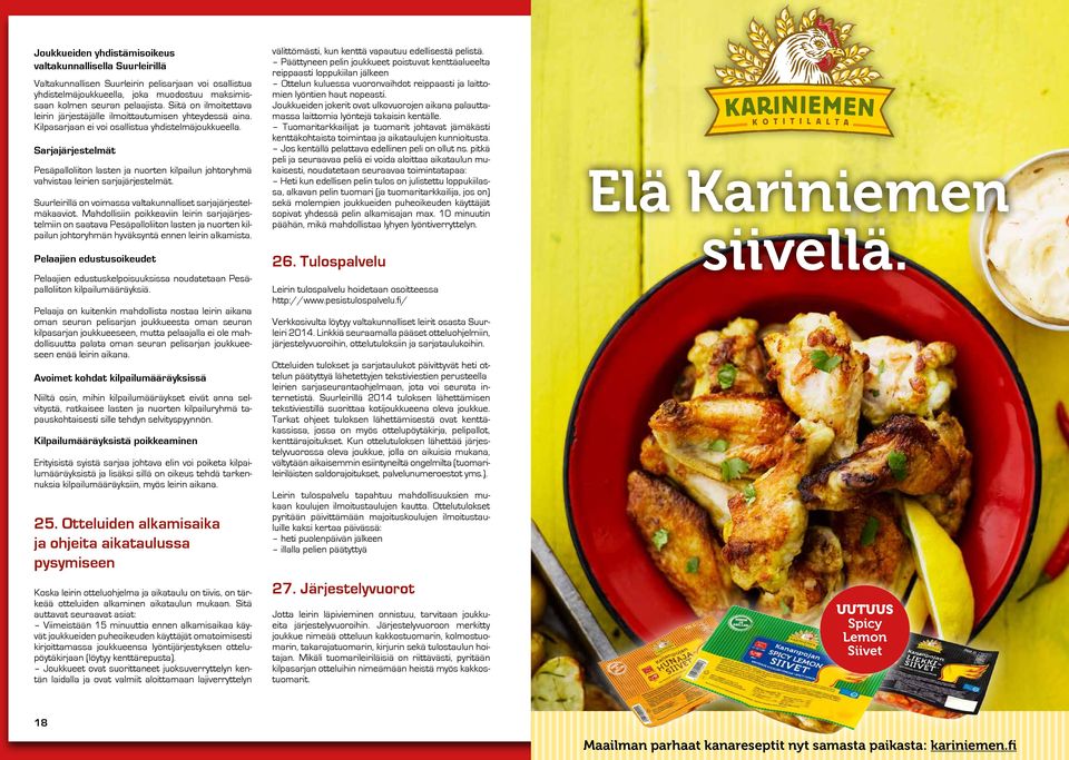 Sarjajärjestelmät Pesäpalloliiton lasten ja nuorten kilpailun johtoryhmä vahvistaa leirien sarjajärjestelmät. Suurleirillä on voimassa valtakunnalliset sarjajärjestelmäkaaviot.