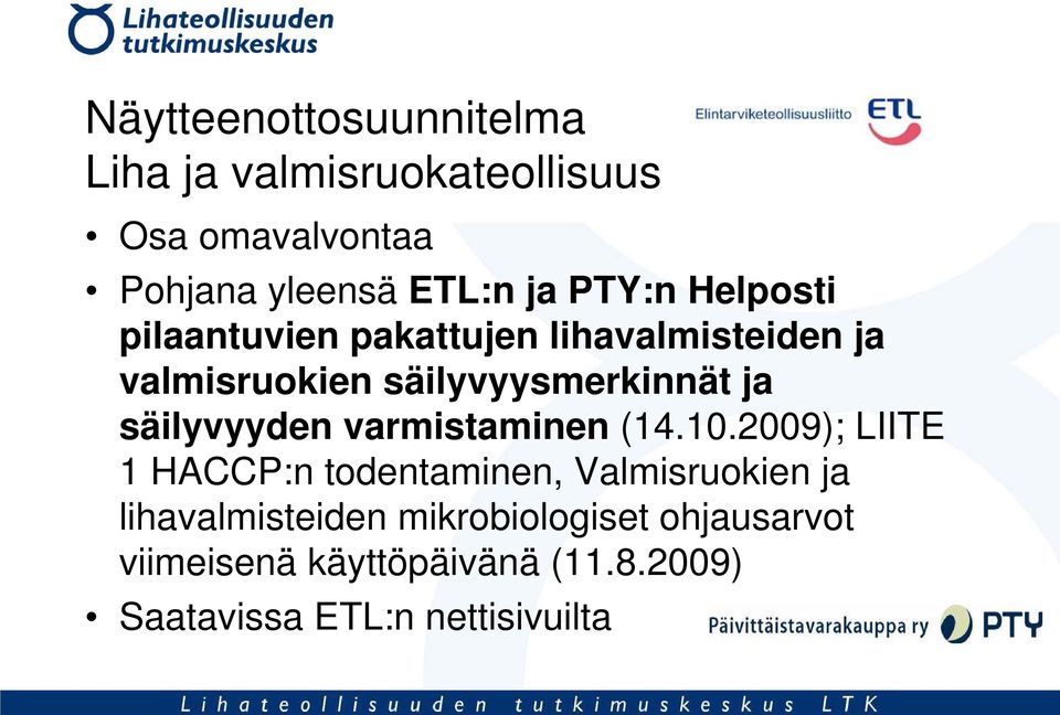 säilyvyyden varmistaminen (14.10.