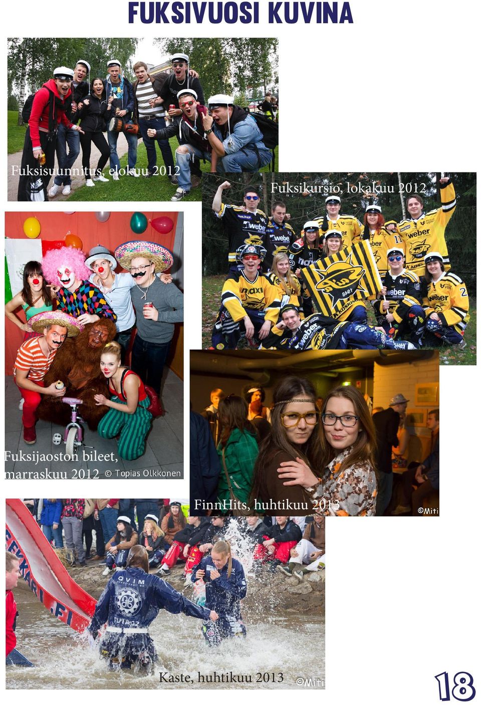 Fuksijaoston bileet, marraskuu 2012