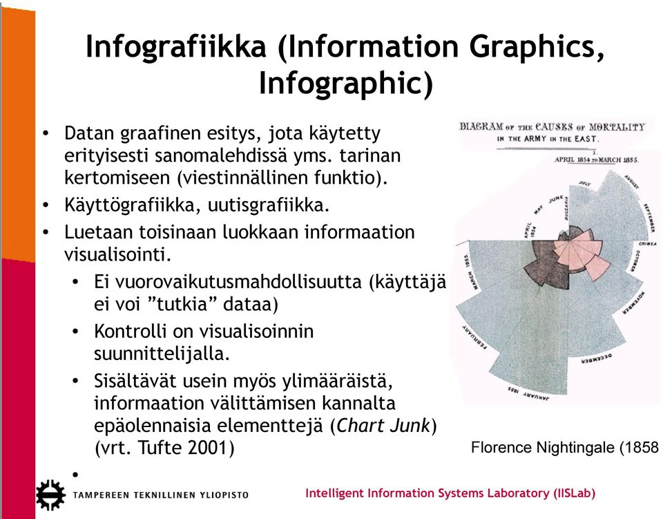 Luetaan toisinaan luokkaan informaation visualisointi.