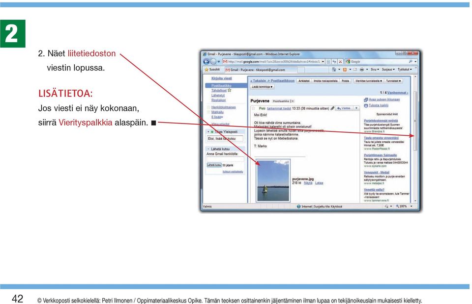 l 42 Verkkoposti selkokielellä: Petri Ilmonen / Oppimateriaalikeskus