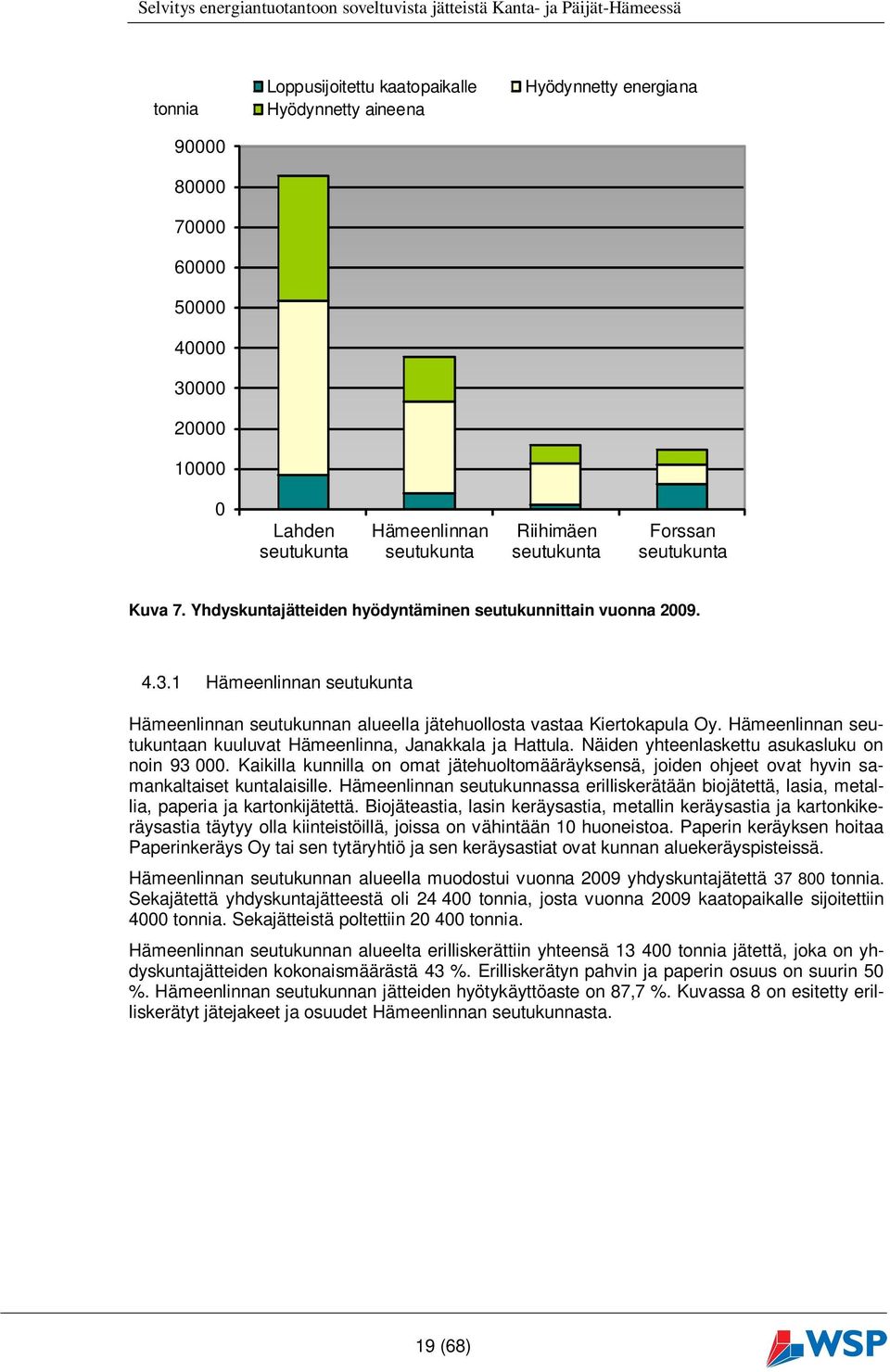 Hämeenlinnan seutukuntaan kuuluvat Hämeenlinna, Janakkala ja Hattula. Näiden yhteenlaskettu asukasluku on noin 93 000.