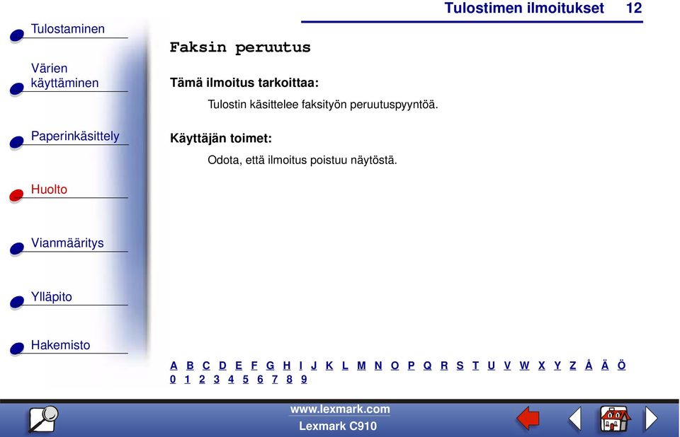 peruutuspyyntöä.