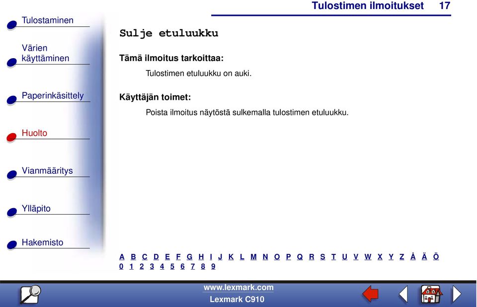 17 Poista ilmoitus