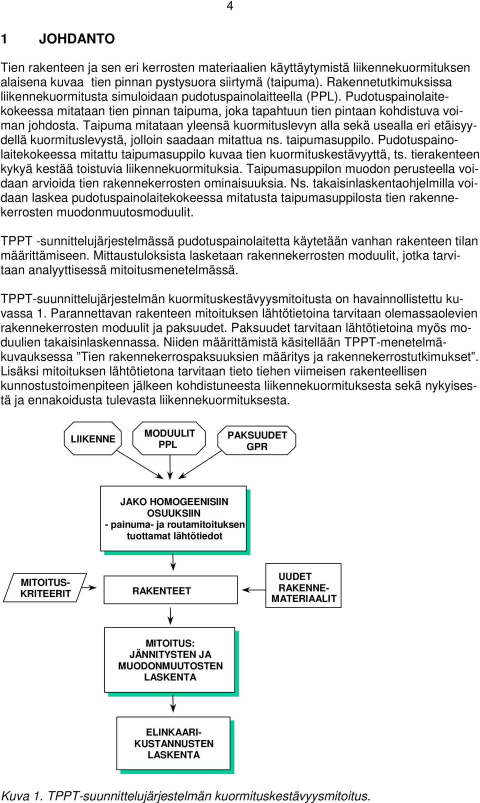 Taipuma mitataan yleensä kuormituslevyn alla sekä usealla eri etäisyydellä kuormituslevystä, jolloin saadaan mitattua ns. taipumasuppilo.