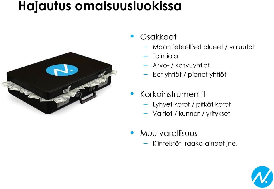 yhtiöt Korkoinstrumentit Lyhyet korot / pitkät korot Valtiot /