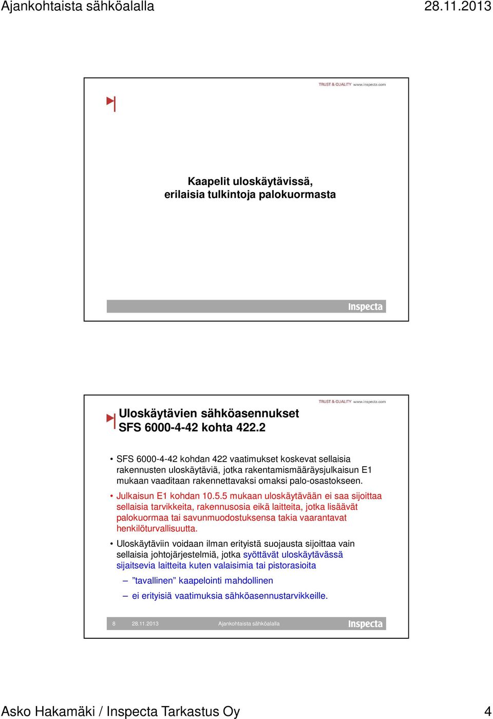 Julkaisun E1 kohdan 10.5.