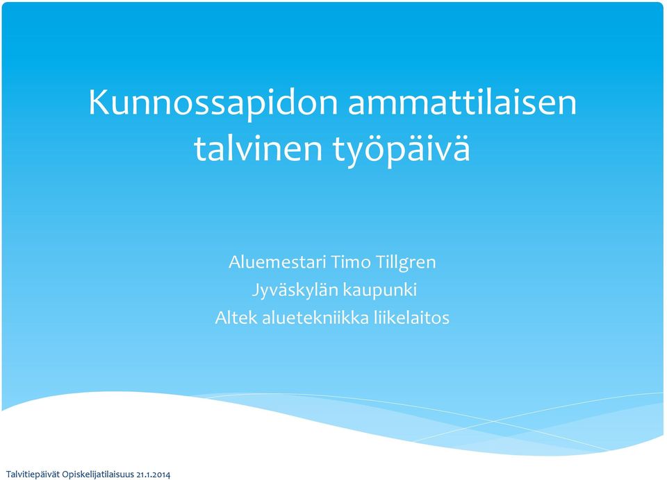 Timo Tillgren Jyväskylän