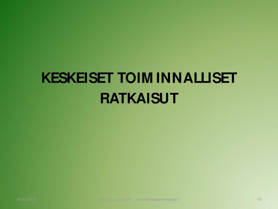 RATKAISUT 16.