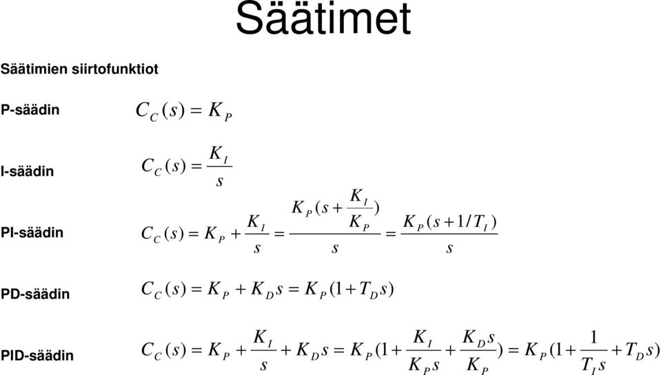 ( T C I I I C 1/ ( ( ( = = = 1 (1 (1 ( T