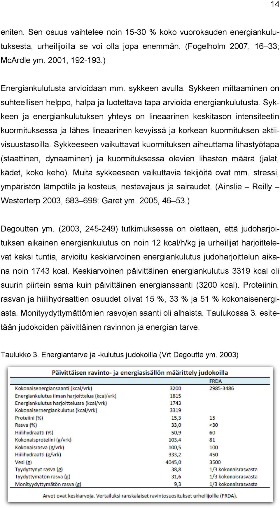 Sykkeen ja energiankulutuksen yhteys on lineaarinen keskitason intensiteetin kuormituksessa ja lähes lineaarinen kevyissä ja korkean kuormituksen aktiivisuustasoilla.