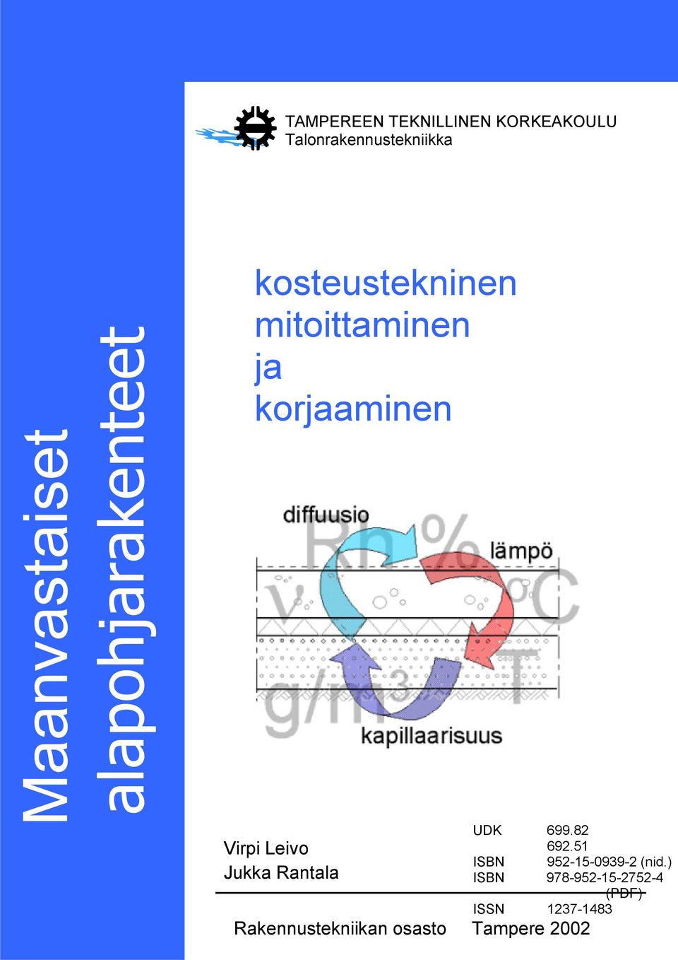 Virpi Leivo Jukka Rantala UDK 699.82 692.51 ISBN 952-15-0939-2 (nid.