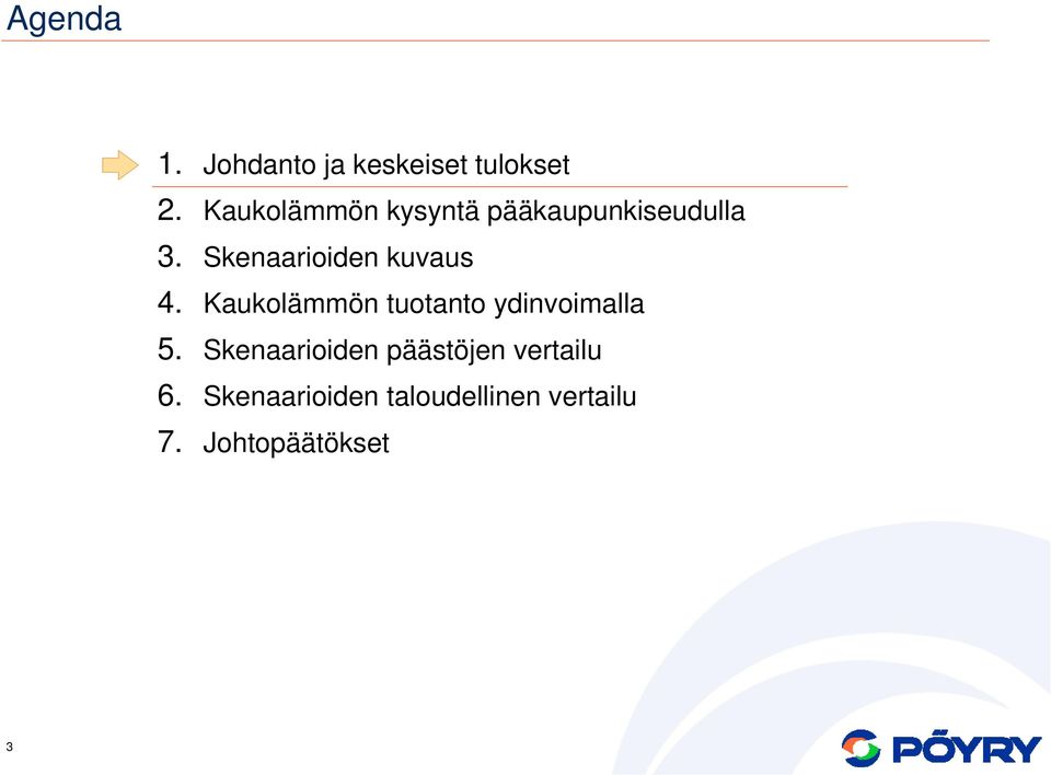 Skenaarioiden kuvaus 4. Kaukolämmön tuotanto ydinvoimalla 5.