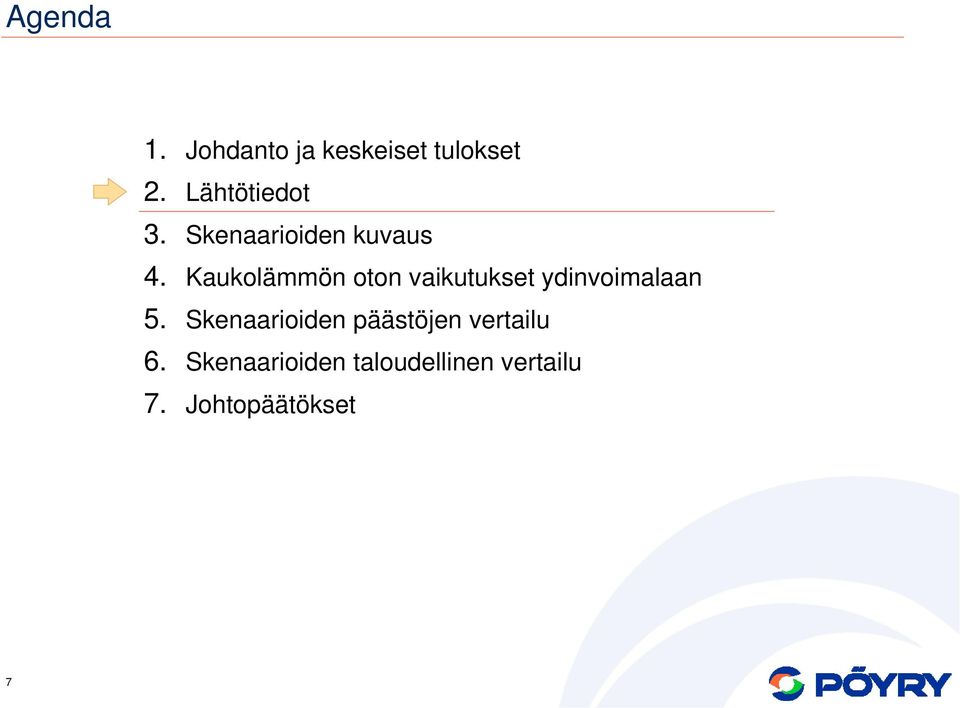 Kaukolämmön oton vaikutukset ydinvoimalaan 5.