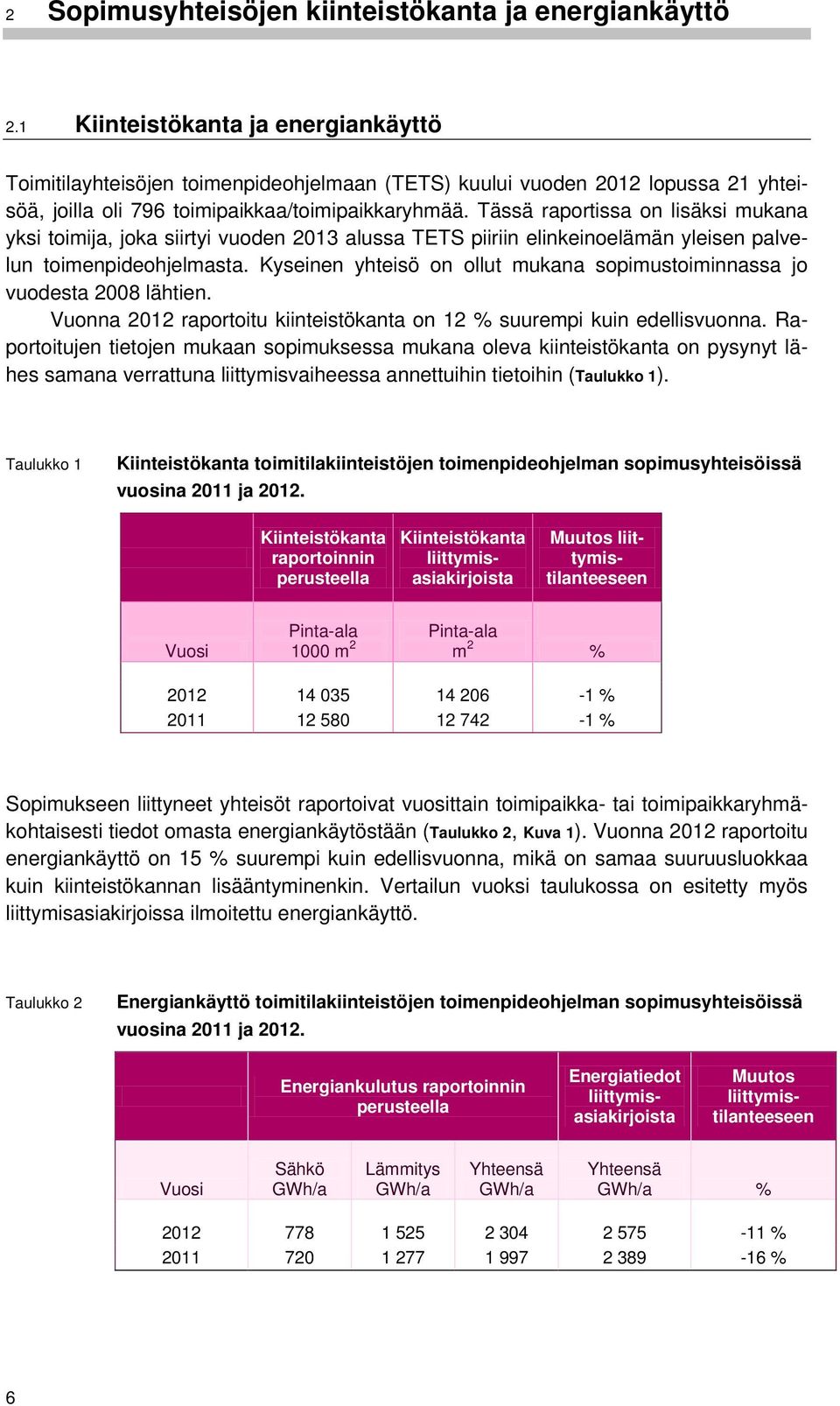 Tässä raportissa on lisäksi mukana yksi toimija, joka siirtyi vuoden 2013 alussa TETS piiriin elinkeinoelämän yleisen palvelun toimenpideohjelmasta.