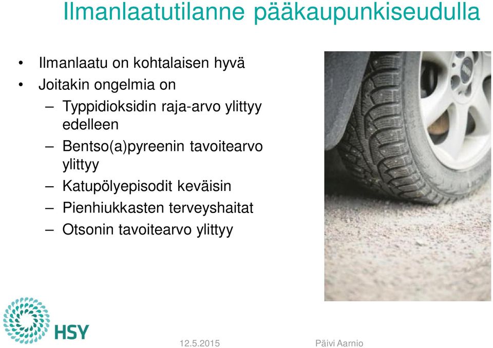 Bentso(a)pyreenin tavoitearvo ylittyy Katupölyepisodit keväisin