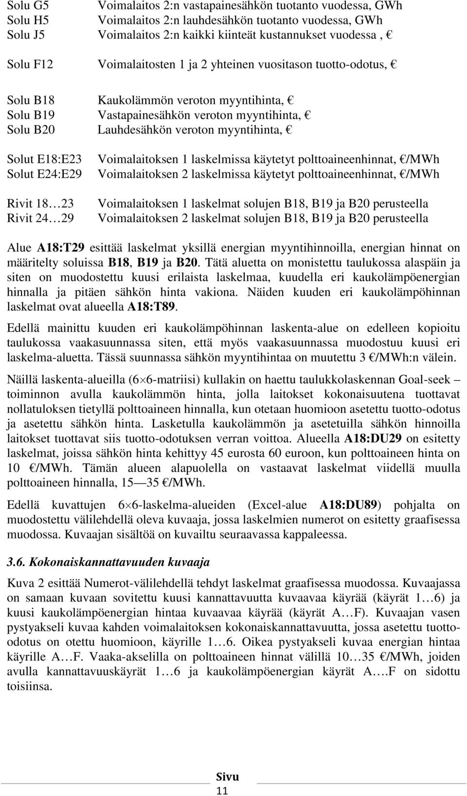 23 Rvt 24 29 Vomalatoksen 1 laskelmssa käytetyt polttoaneenhnnat, /MWh Vomalatoksen 2 laskelmssa käytetyt polttoaneenhnnat, /MWh Vomalatoksen 1 laskelmat solujen B18, B19 ja B20 perusteella