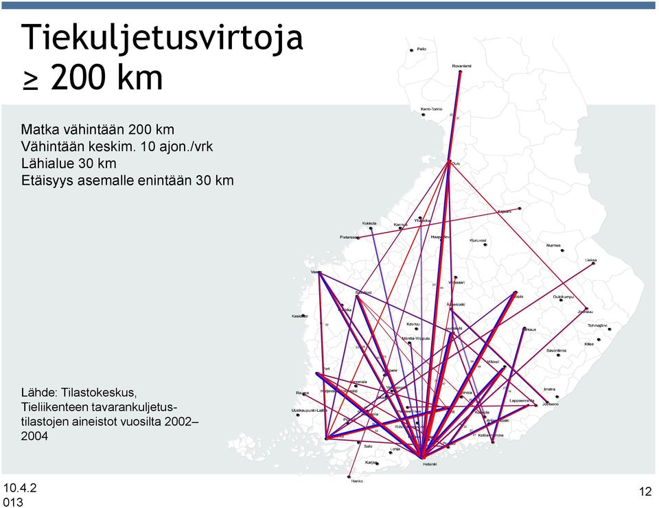 28 30 33 36 49 Lähde: Tilastokeskus, Tieliikenteen