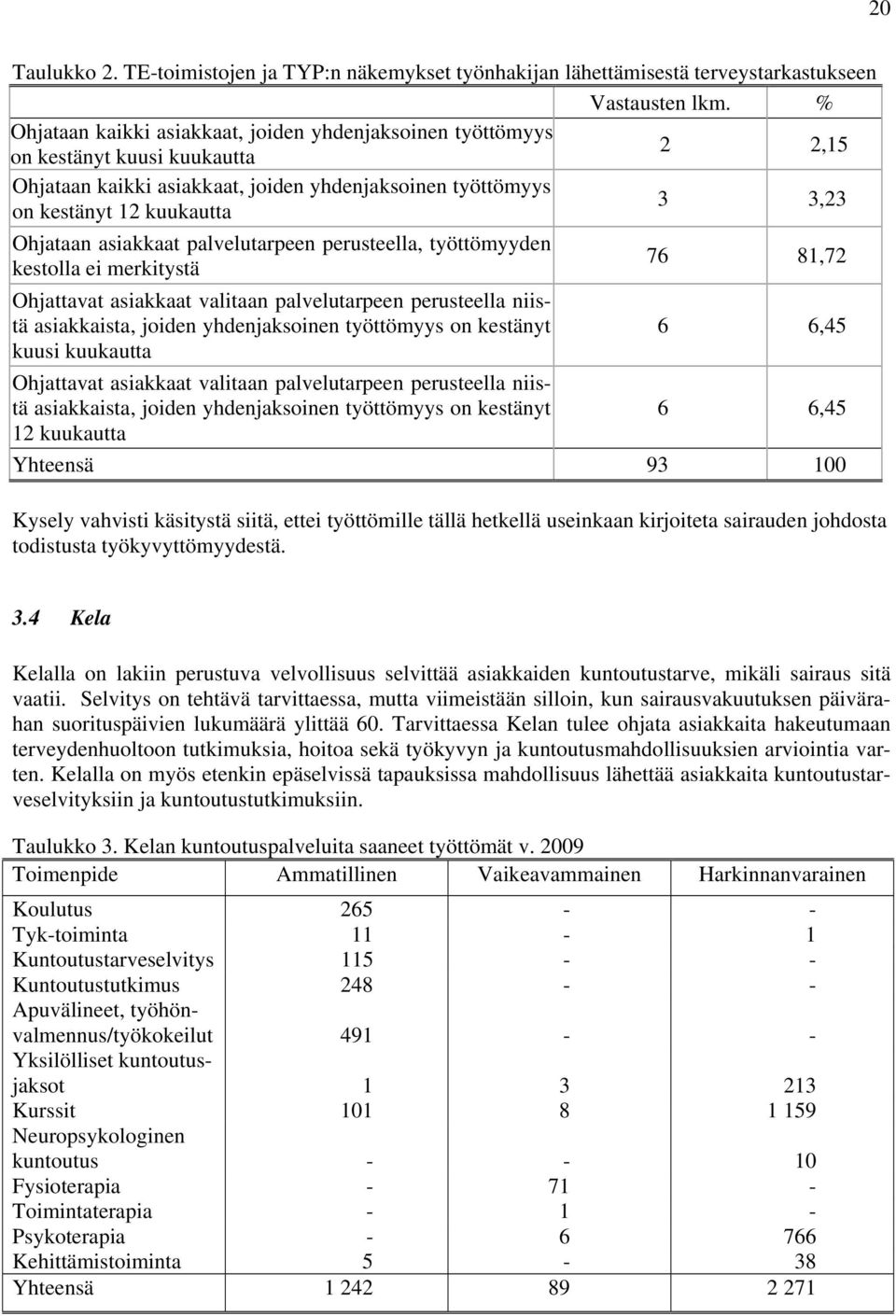 asiakkaat palvelutarpeen perusteella, työttömyyden kestolla ei merkitystä Ohjattavat asiakkaat valitaan palvelutarpeen perusteella niistä asiakkaista, joiden yhdenjaksoinen työttömyys on kestänyt