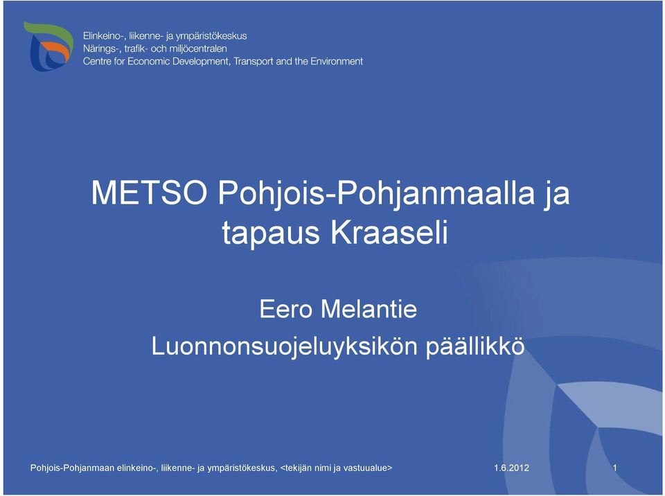 Pohjois-Pohjanmaan elinkeino-, liikenne- ja