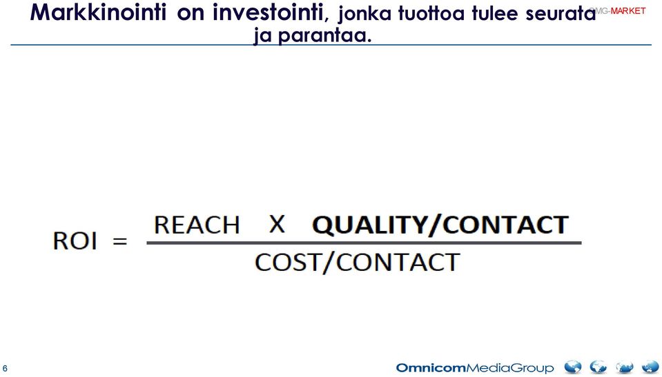 investointi, jonka