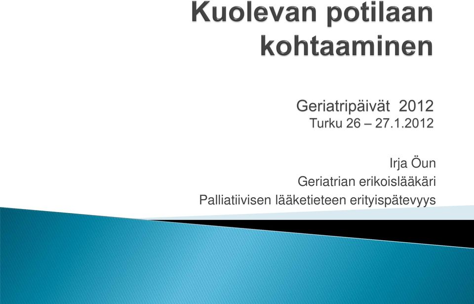 Palliatiivisen