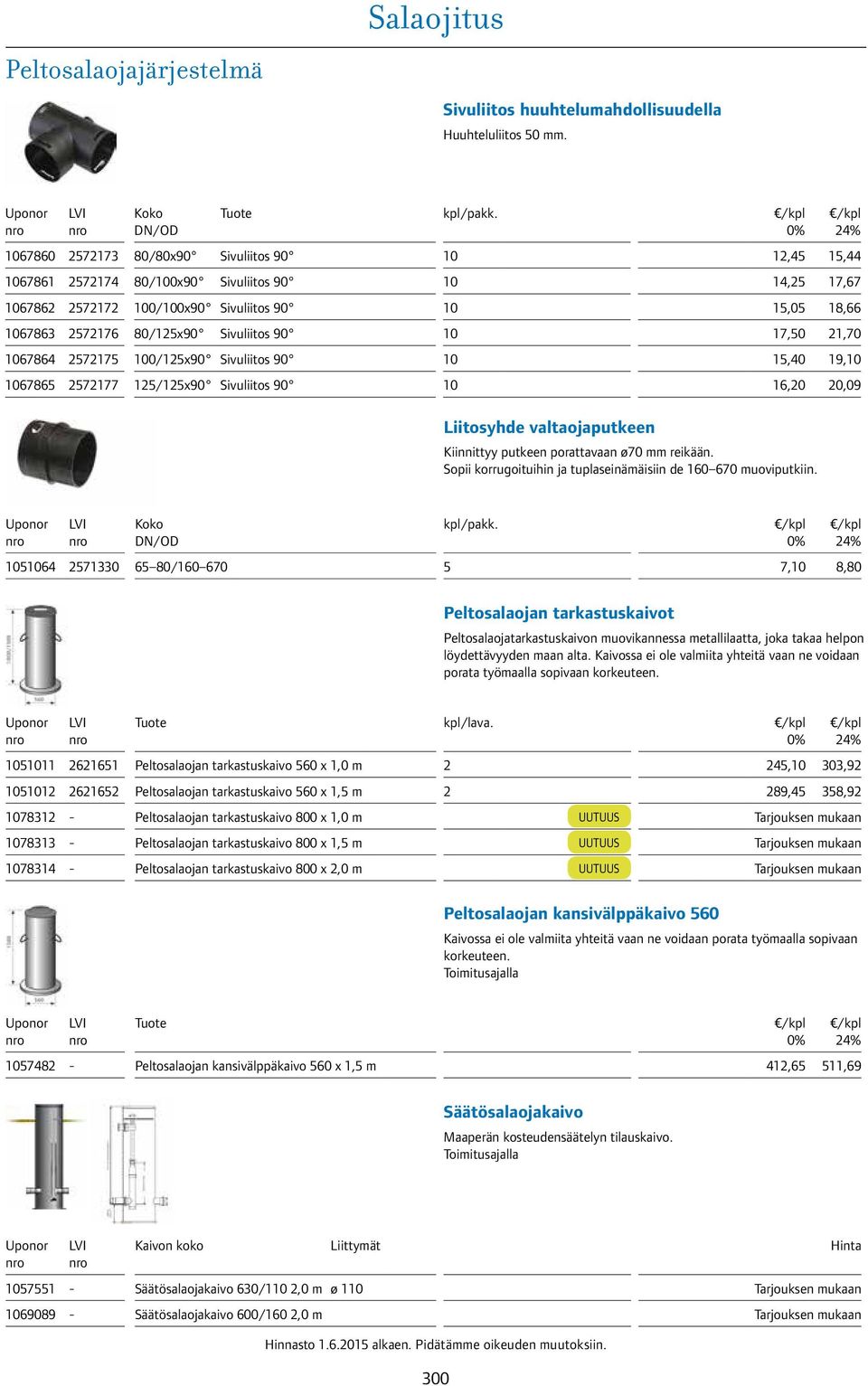 19, 78 272177 12/12x90 Sivuliitos 90 1,,09 Liitosyhde valtaojaputkeen Kiinnittyy putkeen porattavaan ø70 mm reikään. Sopii korrugoituihin ja tuplaseinämäisiin de 10 70 muoviputkiin.