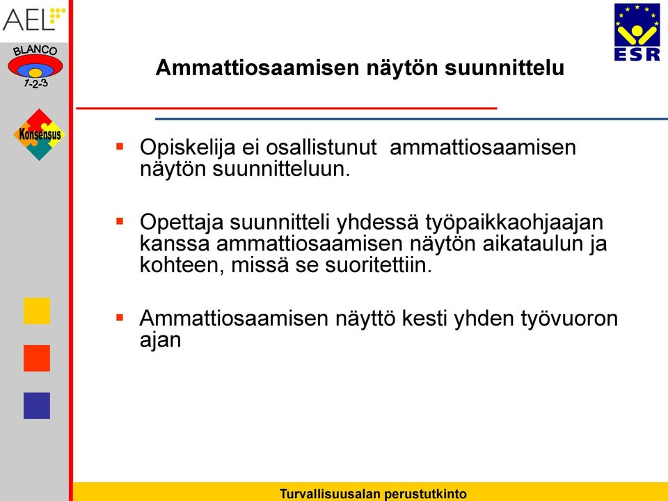 Opettaja suunnitteli yhdessä työpaikkaohjaajan kanssa