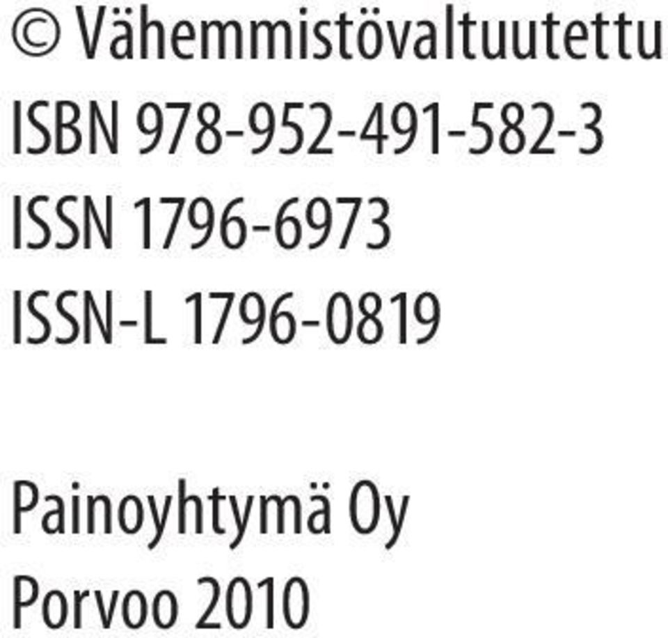 ISSN 1796-6973 ISSN-L