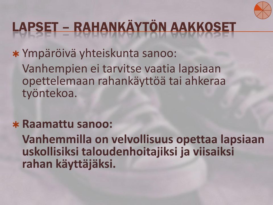 työntekoa.