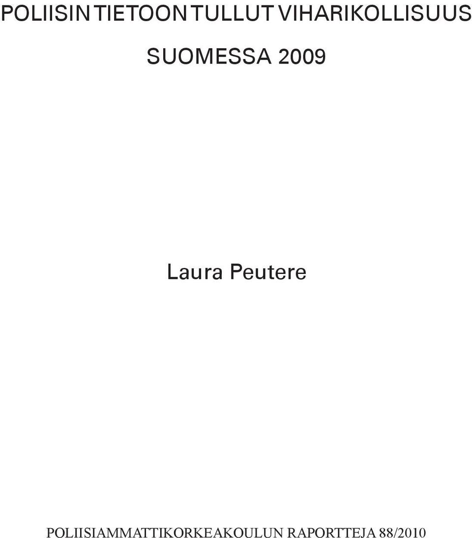 2009 Laura Peutere