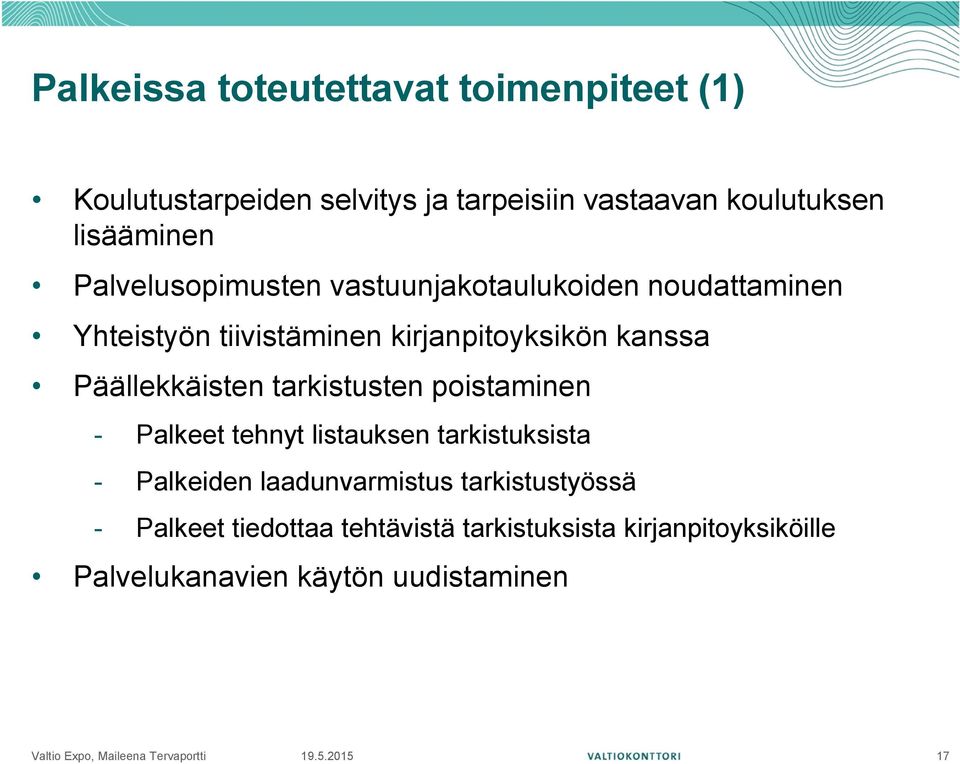 kanssa Päällekkäisten tarkistusten poistaminen - Palkeet tehnyt listauksen tarkistuksista - Palkeiden