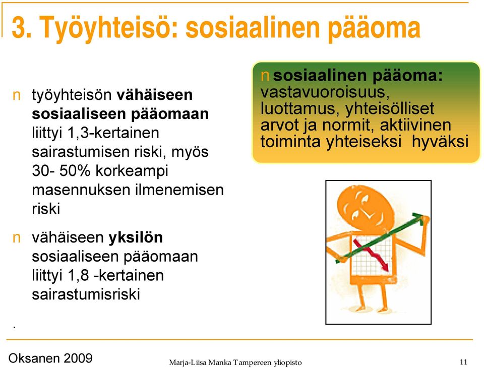 vastavuoroisuus, luottamus, yhteisölliset arvot ja normit, aktiivinen toiminta yhteiseksi hyväksi