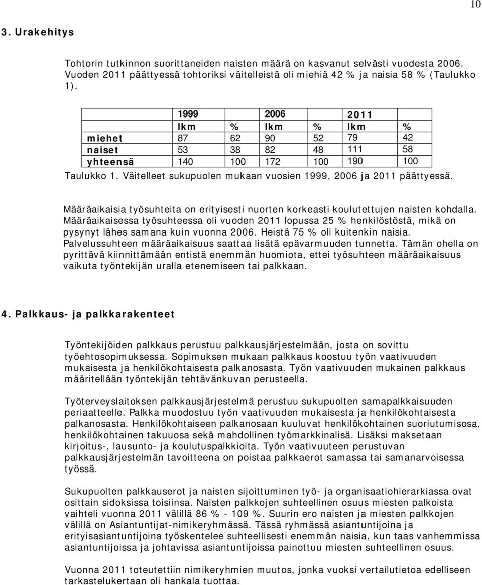 Määräaikaisia työsuhteita on erityisesti nuorten korkeasti koulutettujen naisten kohdalla.
