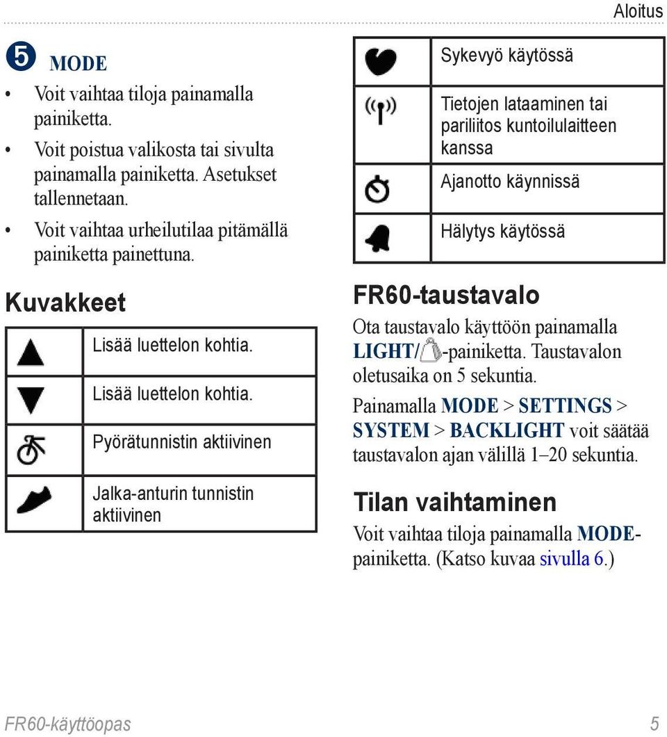 Lisää luettelon kohtia.