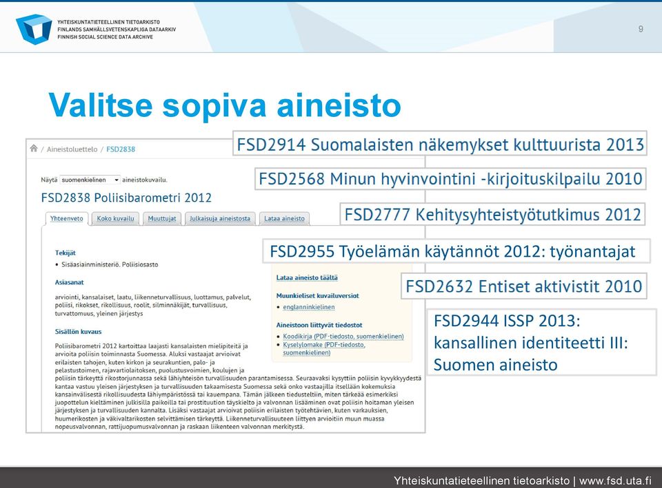 työnantajat FSD2944 ISSP 2013: