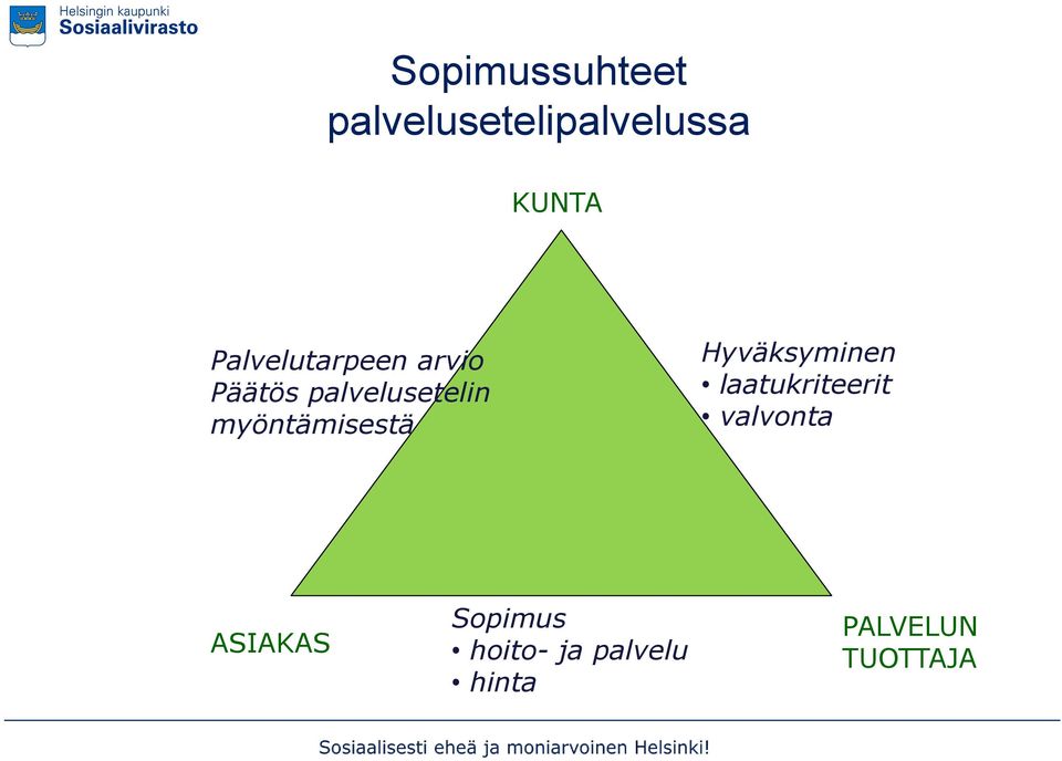 myöntämisestä Hyväksyminen laatukriteerit