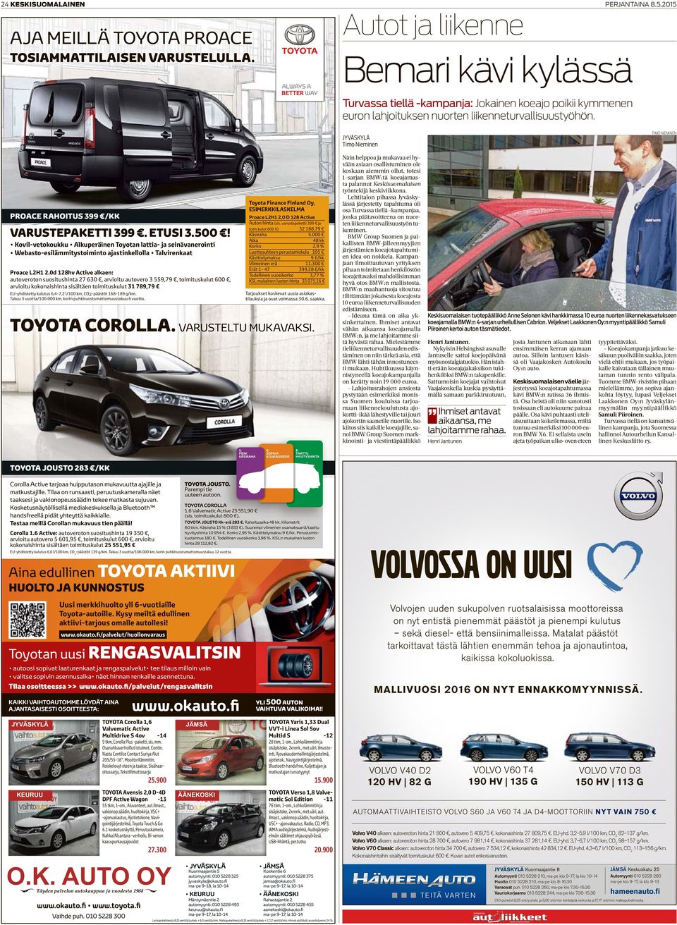 Webasto-esilämmitystoiminto ajastinkellolla Talvirenkaat Proace L2H1 2.