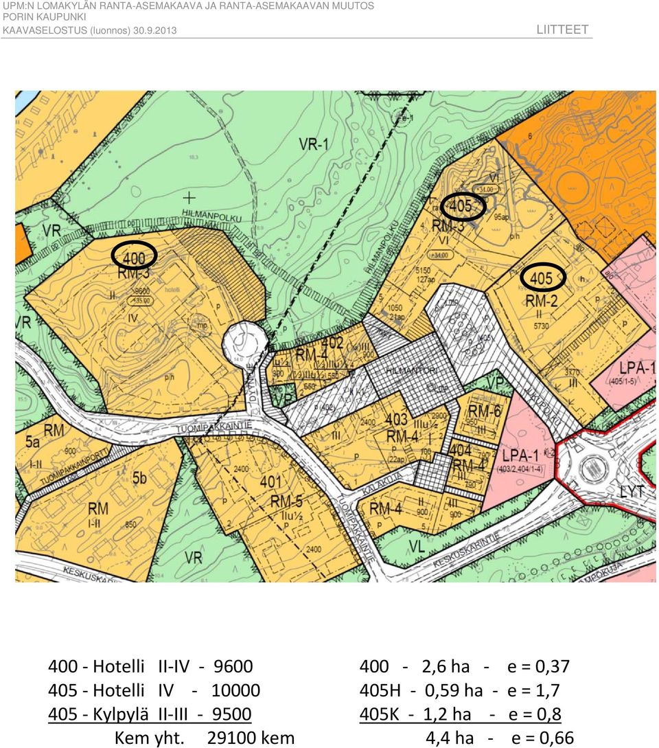 29100 kem 400 2,6 ha e = 0,37 405H 0,59