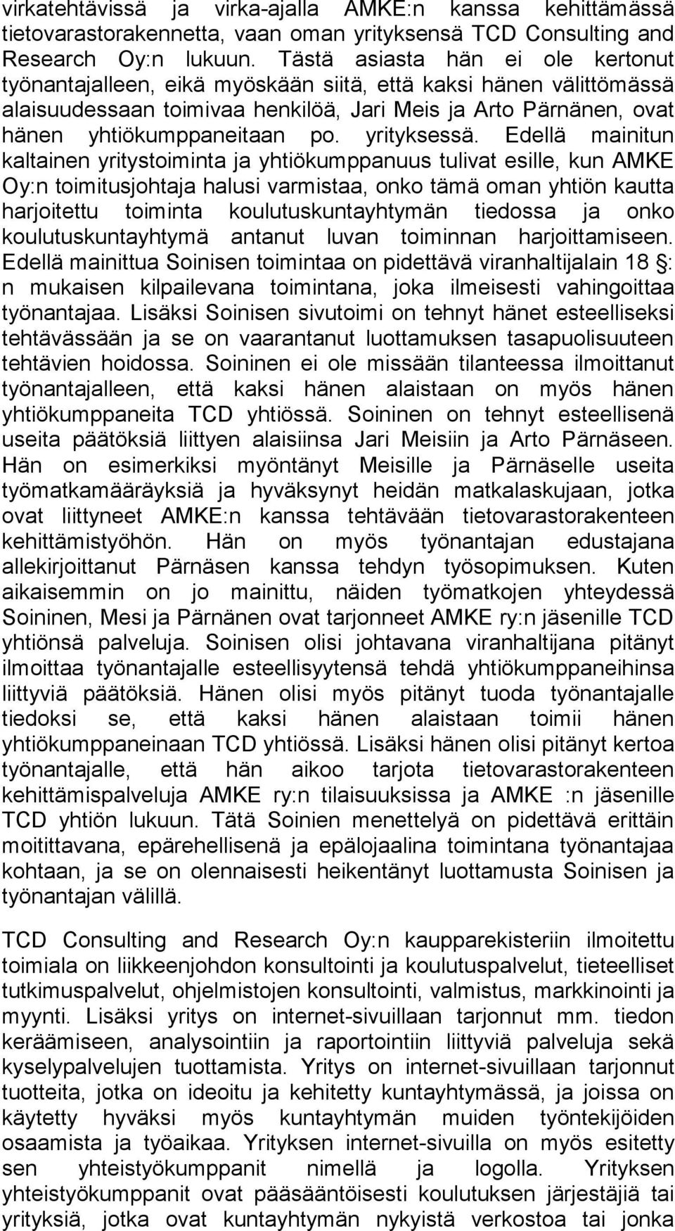 yrityksessä.