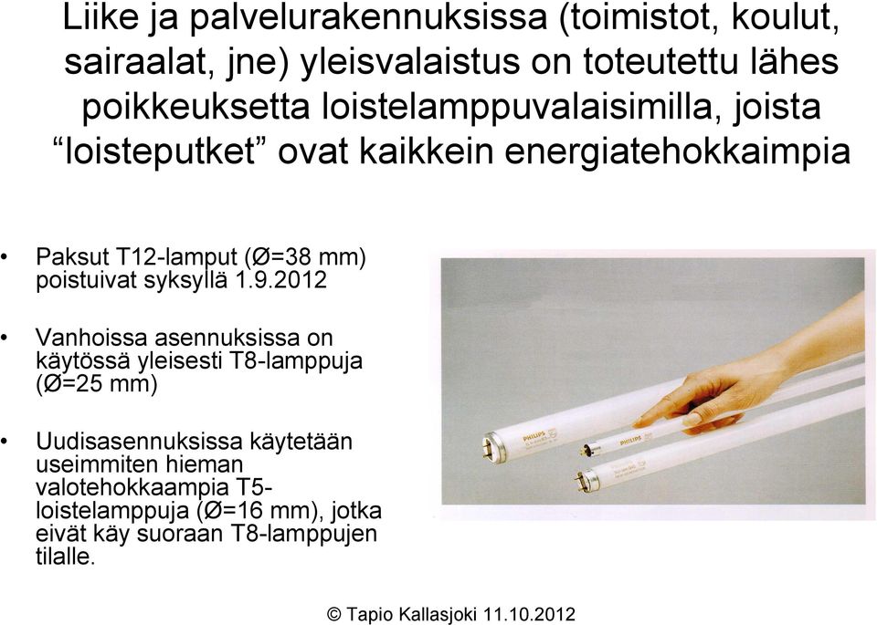 poistuivat syksyllä 1.9.