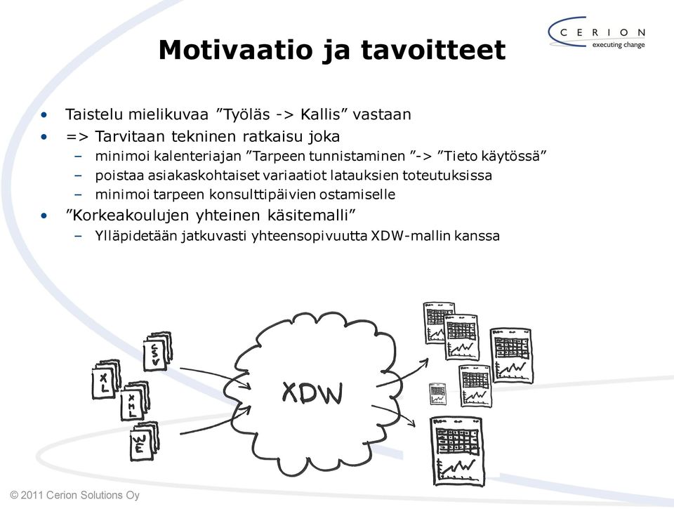 asiakaskohtaiset variaatiot latauksien toteutuksissa minimoi tarpeen konsulttipäivien