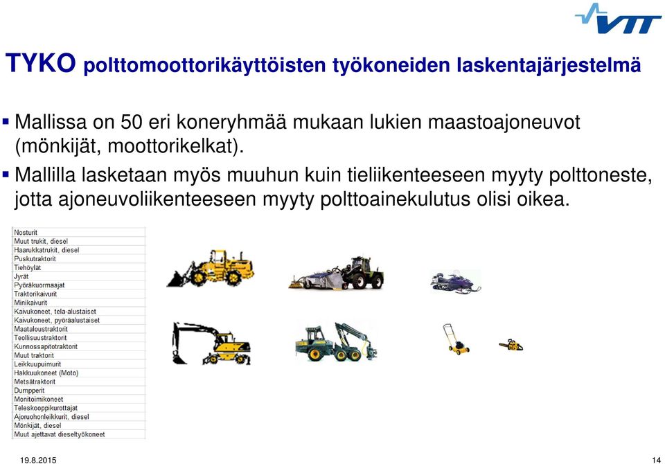 Mallilla lasketaan myös muuhun kuin tieliikenteeseen myyty polttoneste,