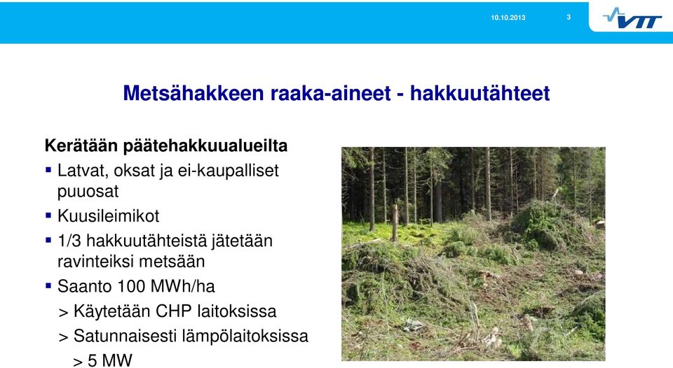 Kuusileimikot 1/3 hakkuutähteistä jätetään ravinteiksi metsään