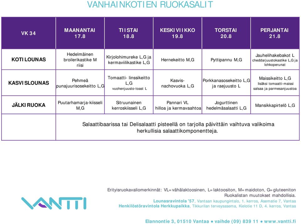 cheddarjuustokastike ja lohkoperunat Pehmeä punajuurisosekeitto Tomaatti- linssikeitto vuohenjuusto-toast L