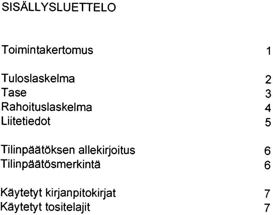 Liitetiedot 5 TiIinpatOksen allekirjoitus 6